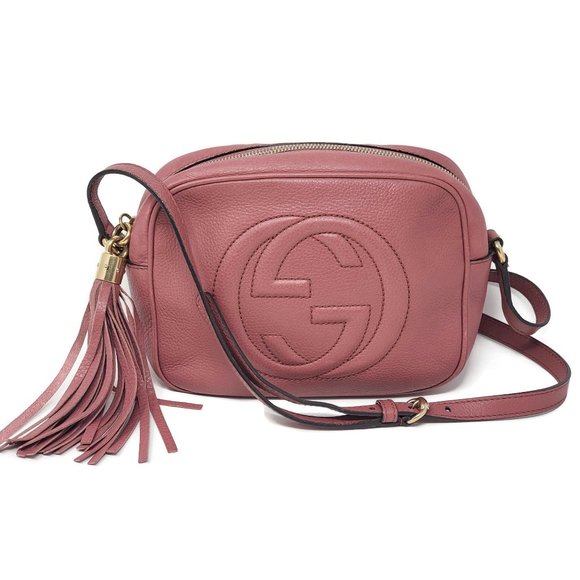 Gucci Handbags - Auth Gucci Soho Disco Camera Leather Crossbody Bag
